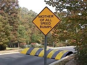 Speed Bumps and Speed Humps